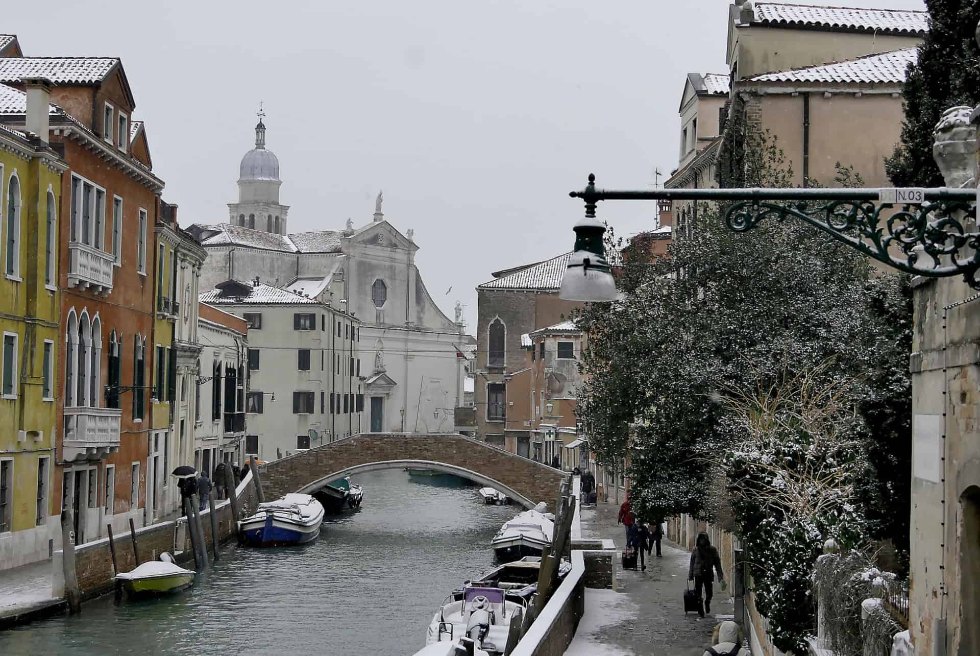 neige a venise en hiver neige a venise en hiver