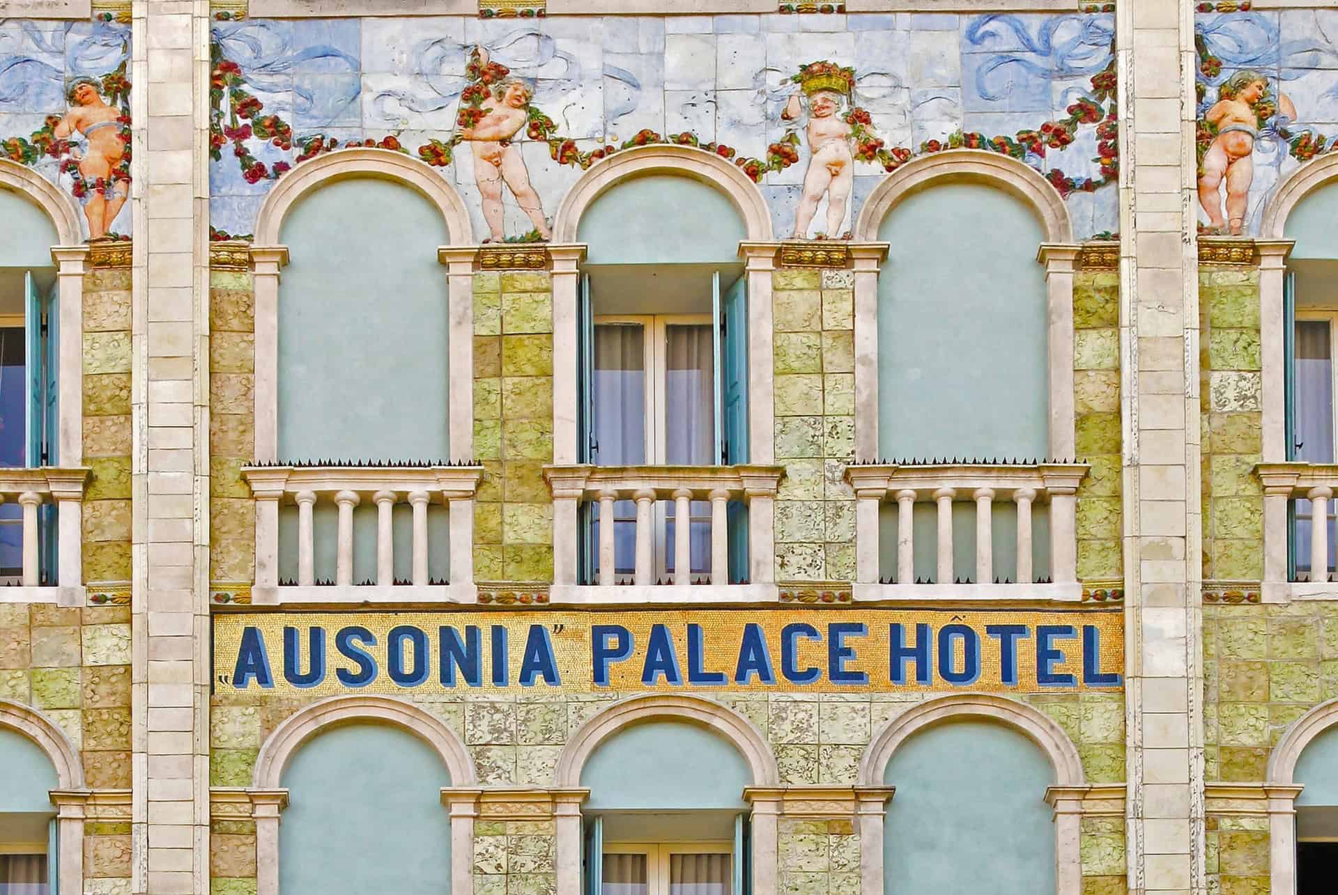 facade du ausonia palace hotel facade du ausonia palace hotel