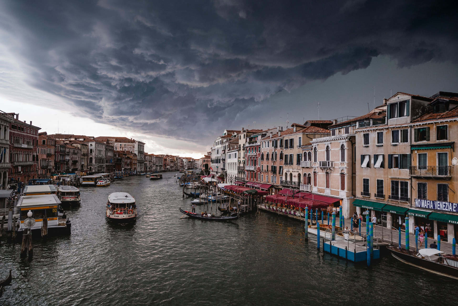 venise pluie