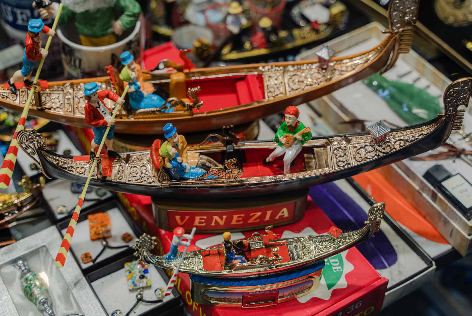 gondole miniature souvenir venise
