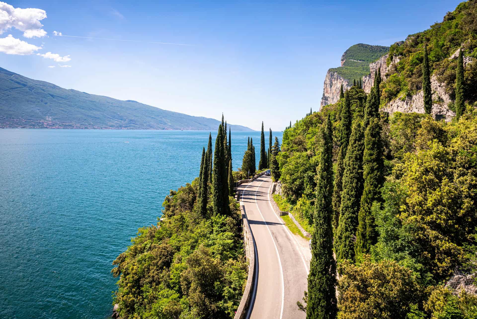 aller au lac de garde en voiture