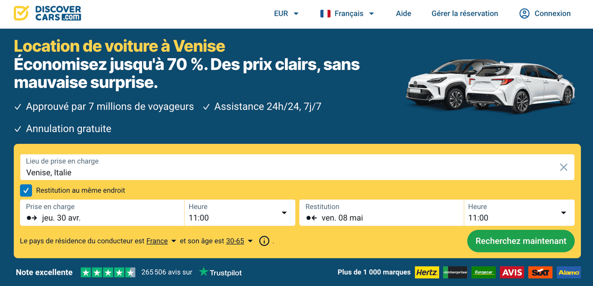 comparateur discover cars