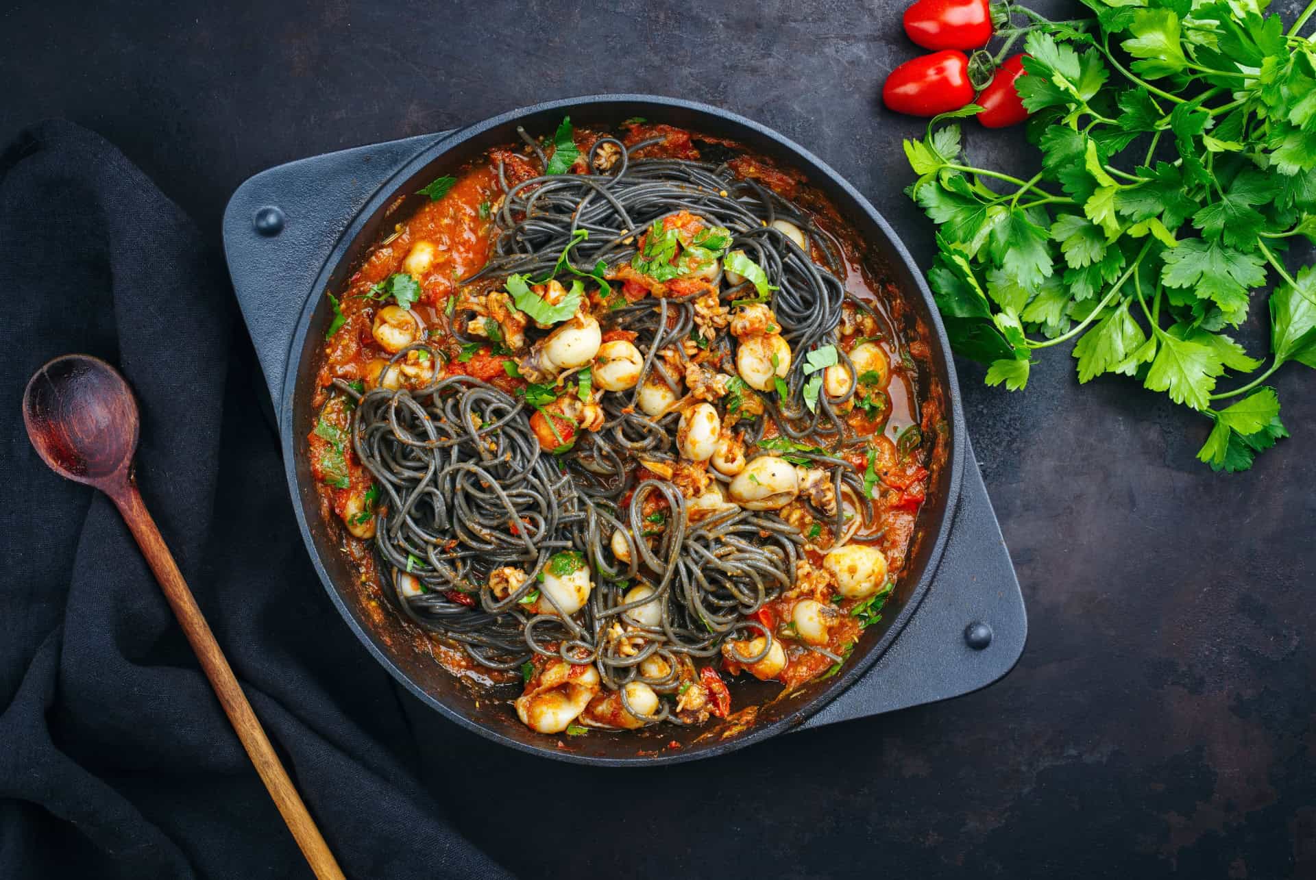 linguine al nero di seppia linguine al nero di seppia